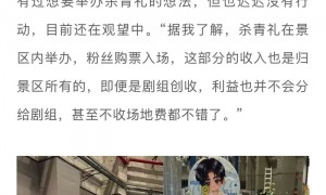 横店应援产业链曝光,14米花墙报价5万